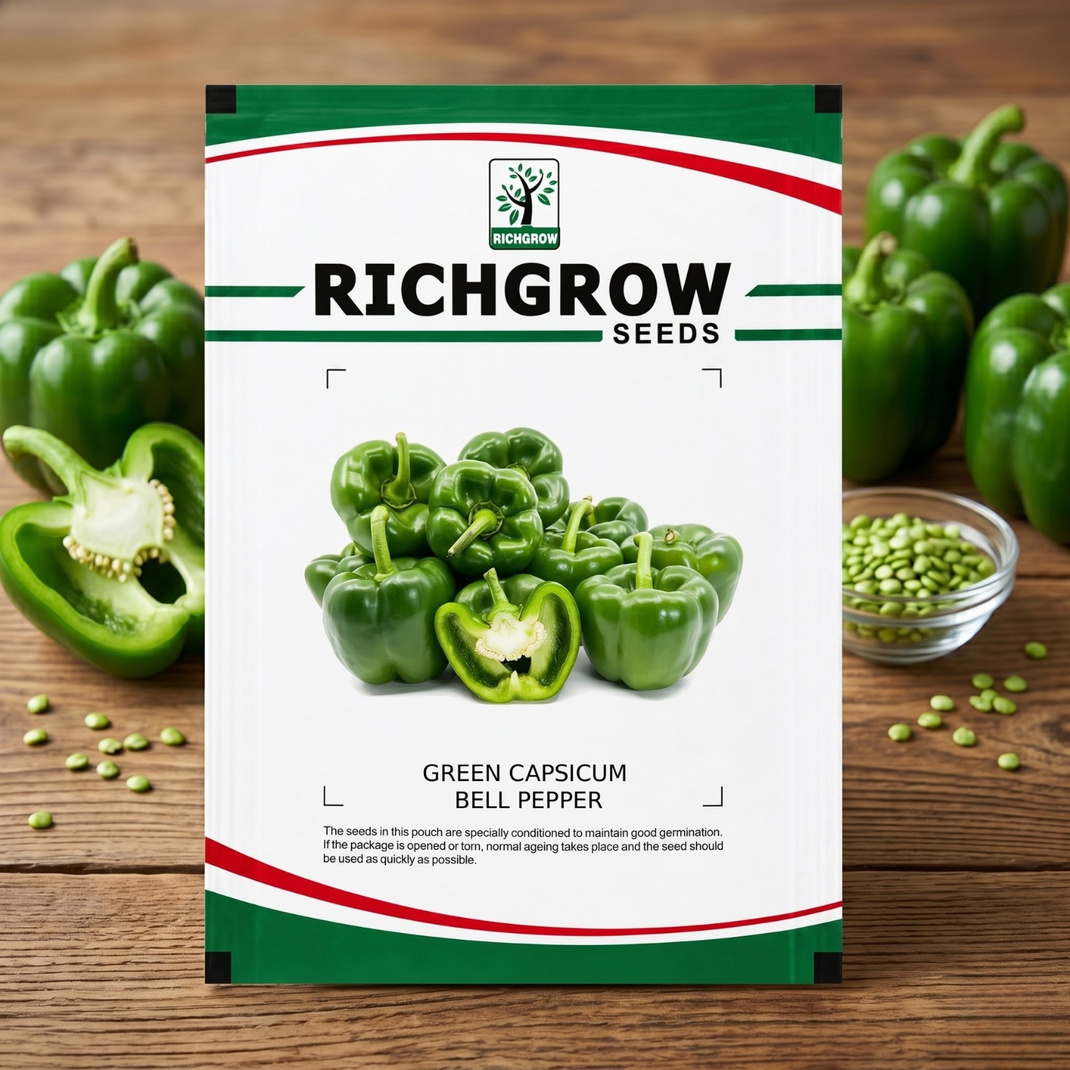 GREEN CAPSICUM BELL PEPPER